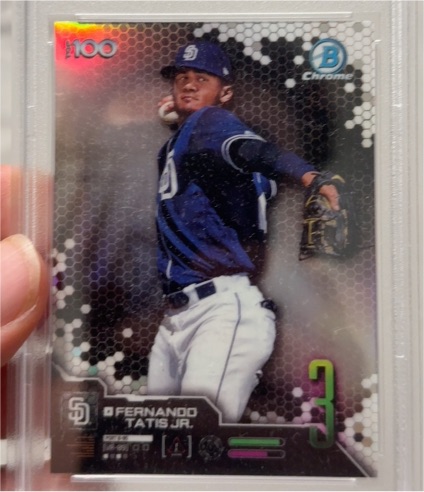 2019 Bowman Chrome #BTP-3 Fernando Tatis Jr. — front