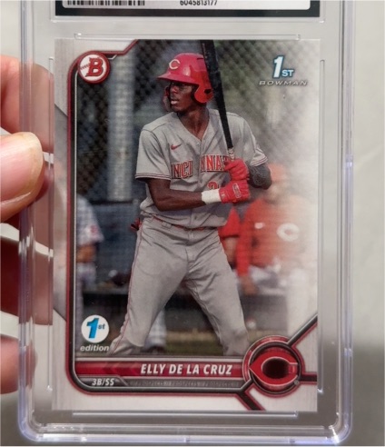2022 Bowman 1st Edition #BPPF-50 Elly De La Cruz — front