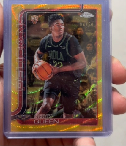 2025-26 Topps Chrome Update #163 Derik Queen — front