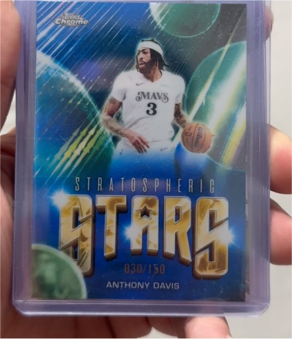 2026 Topps Chrome Update Stratospheric Stars #ST-6 Anthony Davis — front