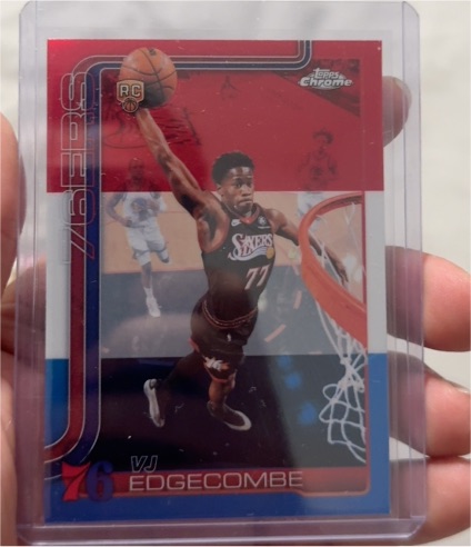 2026 Topps Chrome #153 VJ Edgecombe — front