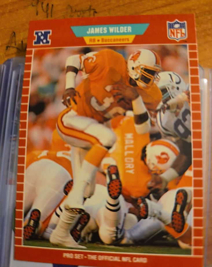 1989 Pro Set #420 James Wilder — front