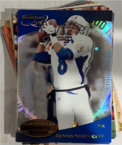 2000 Quantum Leaf #329 Dennis Northcutt Rookie — front