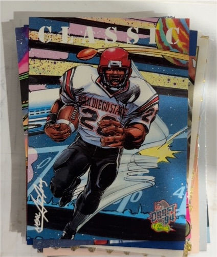 1994 Classic NFL Draft #102 Marshall Faulk — front
