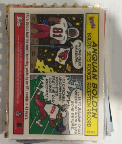 2004 Bazooka Comics #1 Anquan Boldin — front