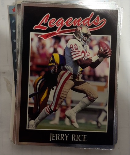 1991 Legends Sports Memorabilia #54 Jerry Rice — front