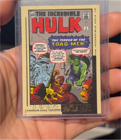 2003 Upper Deck The Incredible Hulk Famous Covers #FC02 — front