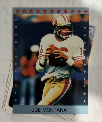 1992 All World #182 Joe Montana — front