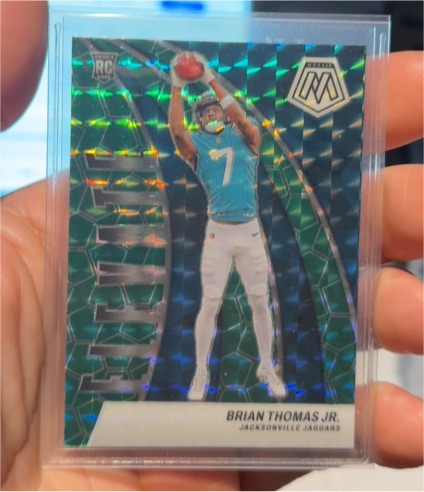 2024 Panini Mosaic Elevate #1 Brian Thomas Jr. — front