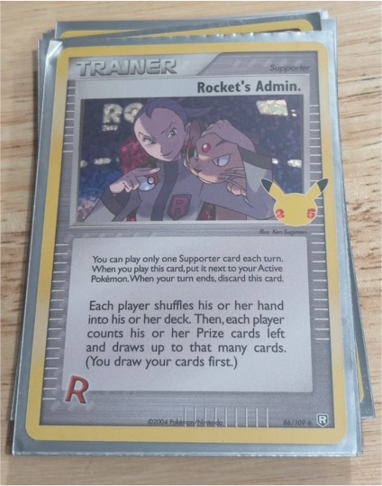 2021 Pokemon Celebrations #86 Rocket's Admin. — front