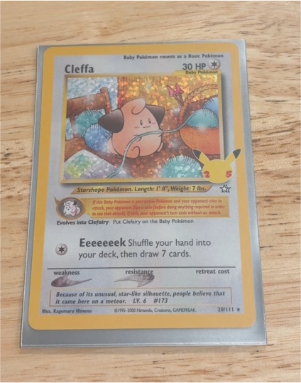 2021 Pokémon Celebrations Classic Collection #20 Cleffa — front