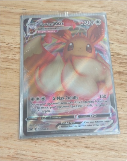 2021 Pokémon TCG Eevee VMAX #SWSH087 — front