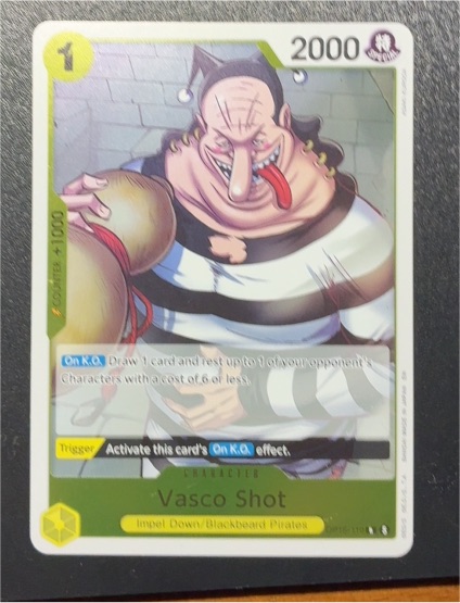 2026 One Piece The Time of Battle #OP16-110 Vasco Shot — front