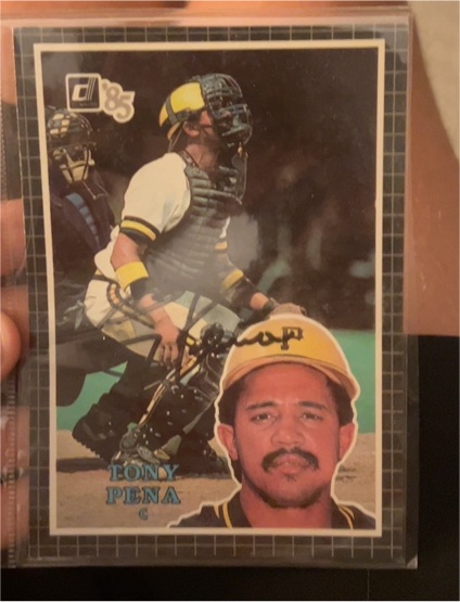 1985 Donruss Action All-Stars #10 Tony Pena — front