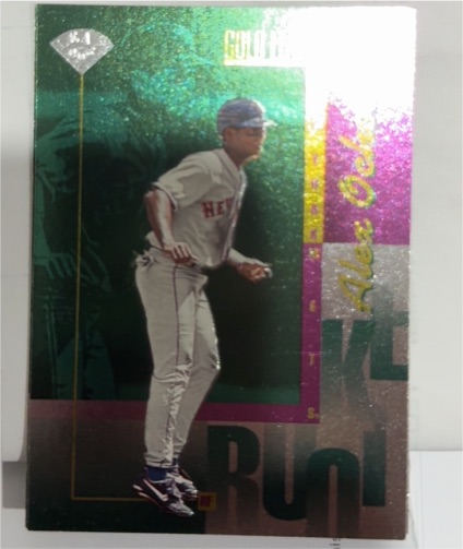 1996 Leaf Gold Leaf #214 Alex Ochoa Rookie — front