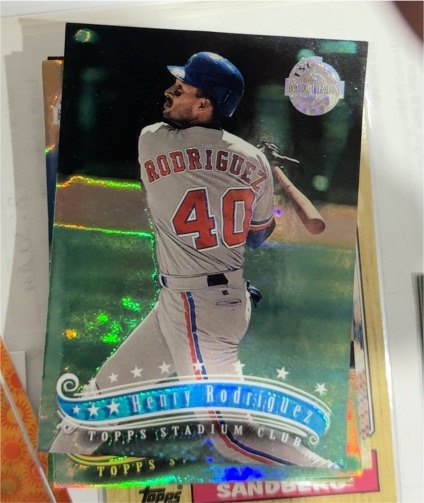 1997 Topps Stadium Club Matrix #28 Henry Rodriguez — front