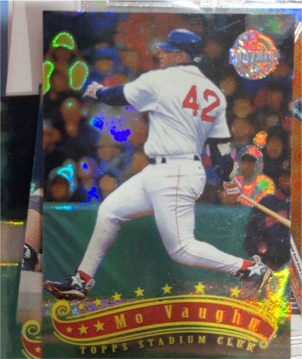 1997 Topps Stadium Club #42 Mo Vaughn — front