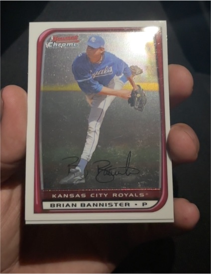 2008 Bowman Chrome #184 Brian Bannister — front