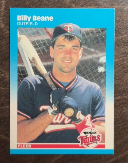1987 Fleer #535 Billy Beane — front