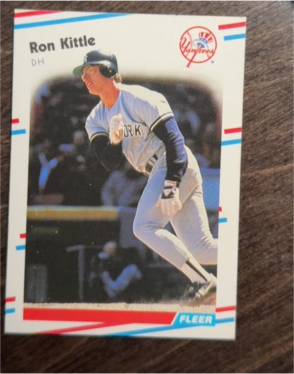 1988 Fleer #213 Ron Kittle — front