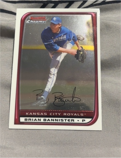 2008 Bowman Chrome #184 Brian Bannister — front