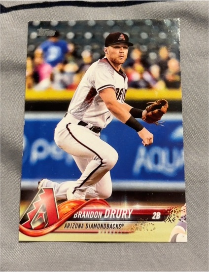 2018 Topps #141 Brandon Drury — front