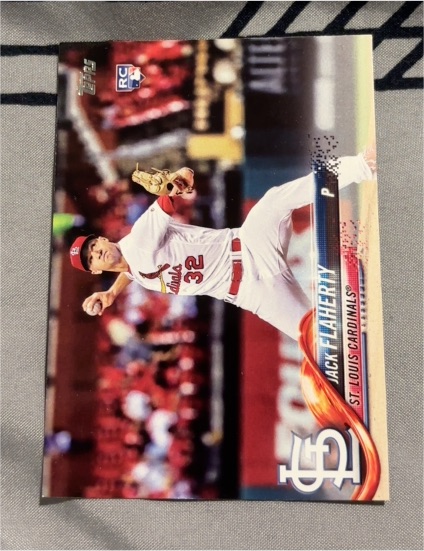 2018 Topps #93 Jack Flaherty Rookie Card — front