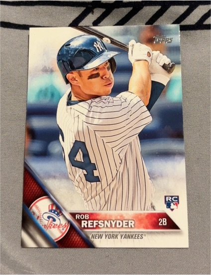 2016 Topps #178 Rob Refsnyder — front