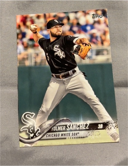 2018 Topps #417 Yolmer Sanchez — front
