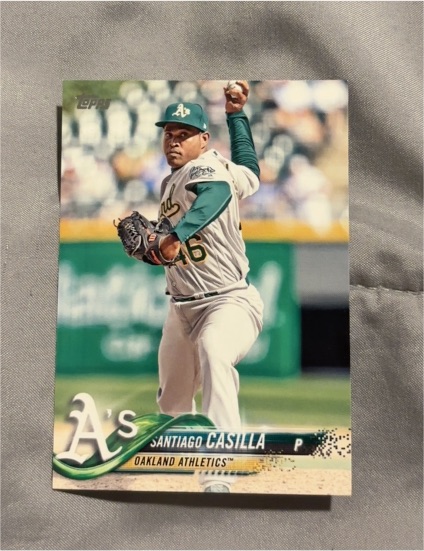 2018 Topps #509 Santiago Casilla — front