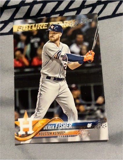 2018 Topps Series 2 #416 Derek Fisher Future Stars — front