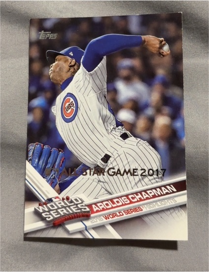 2017 Topps World Series Highlights #39 Aroldis Chapman — front