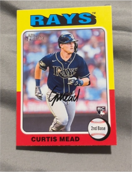 2024 Topps Heritage #176 Curtis Mead — front