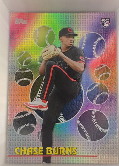 2026 Topps Series 2 #TOG-25 Chase Burns Titans of the Game Rookie Insert — front