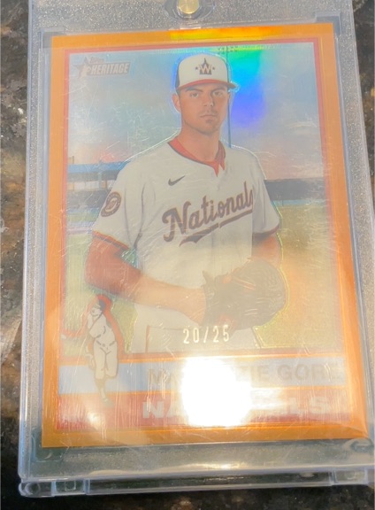 2026 Topps Heritage #467 MacKenzie Gore — front