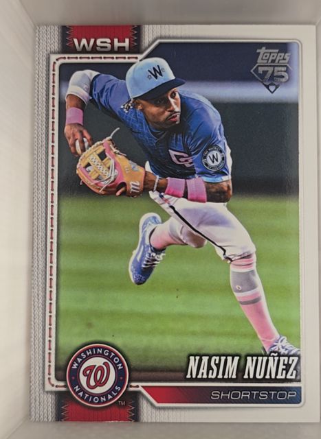 2026 Topps Series 2 #645 Nasim Núñez — front