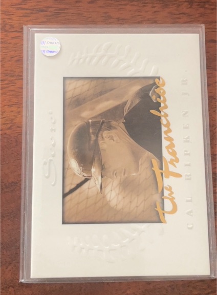1996 Score The Franchise #3 Cal Ripken Jr. — front