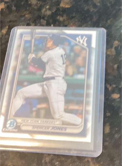 2024 Bowman Chrome #BCP-32 Spencer Jones — front