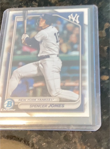 2024 Bowman Chrome Prospects #BCP-32 Spencer Jones — front