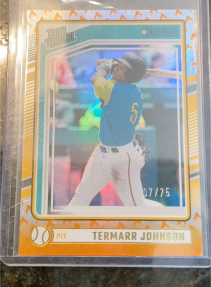 2024 Donruss #177 Termarr Johnson Rated Prospect — front