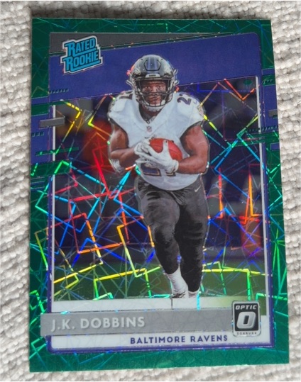 2020 Donruss Optic #161 J.K. Dobbins — front