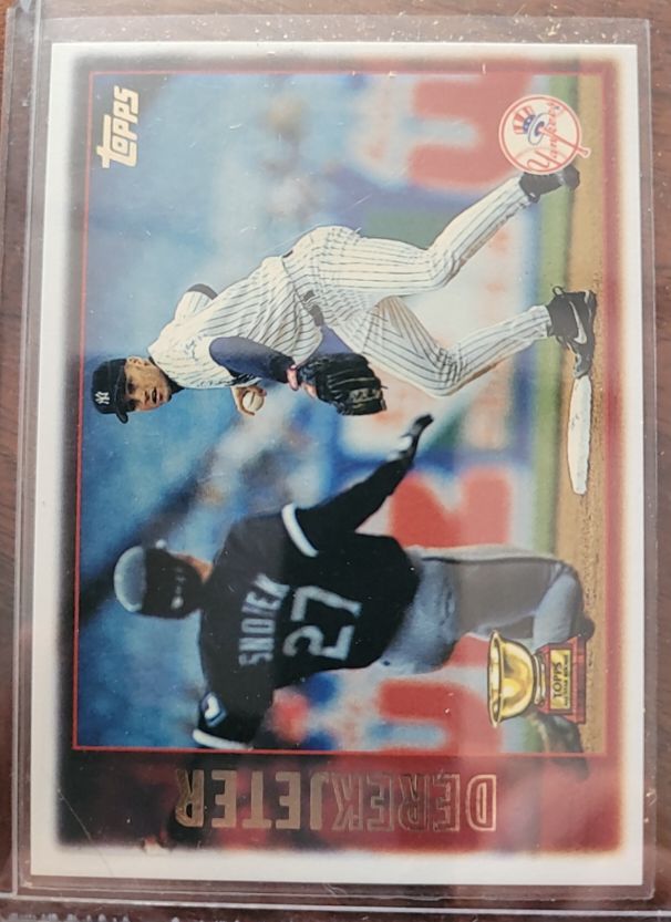 1997 Topps #13 Derek Jeter — front