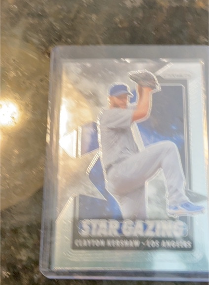 2020 Panini Prizm #SG-10 Clayton Kershaw Star Gazing — front