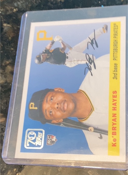 2021 Topps Update #70YT-5 Ke'Bryan Hayes — front