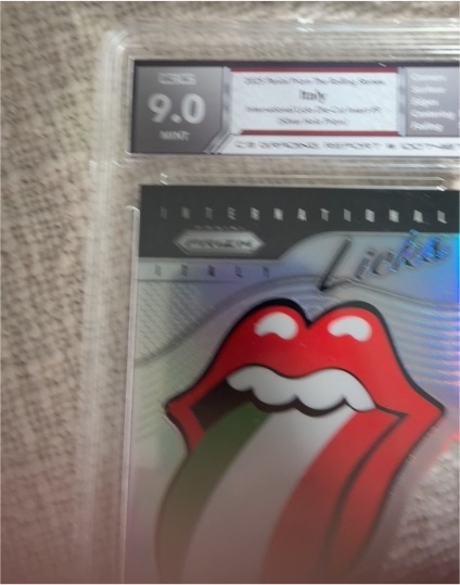 2025 Panini Prizm The Rolling Stones International Licks Italy #9 — front