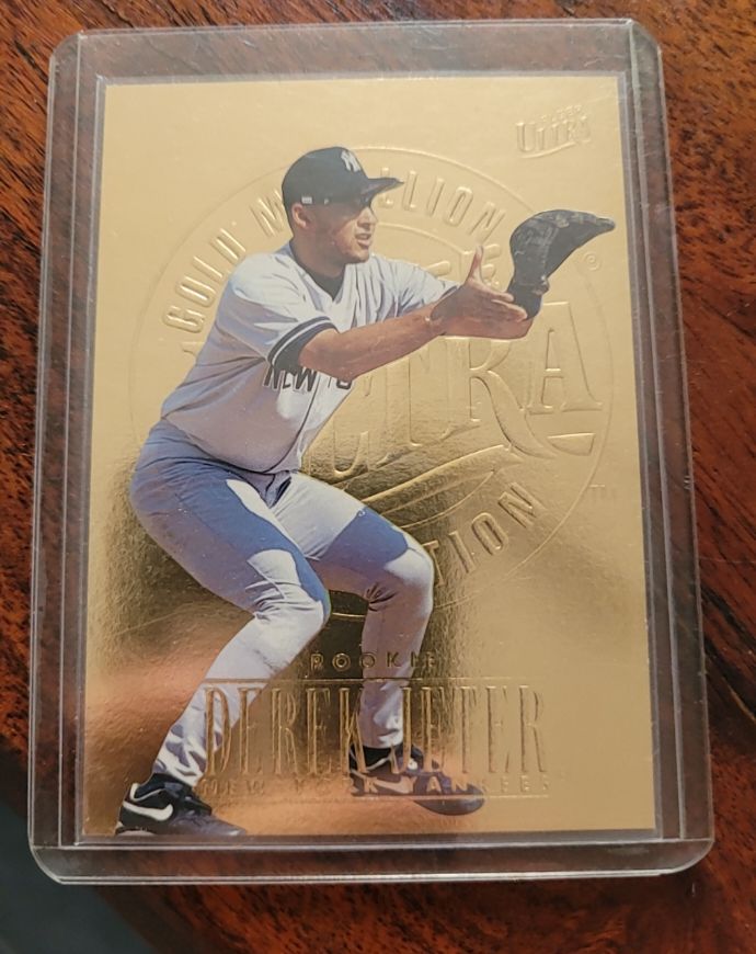 1996 Fleer Ultra #386 Derek Jeter — front