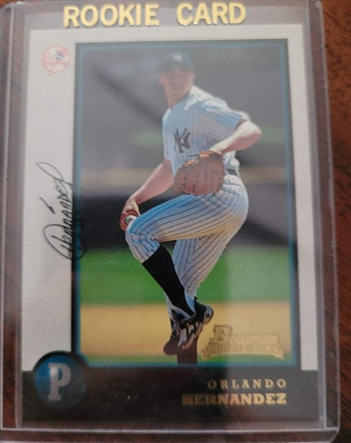1998 Bowman #221 Orlando Hernandez — front