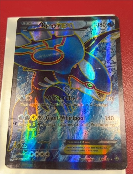 2015 Pokémon XY Primal Clash #148 Kyogre EX — front