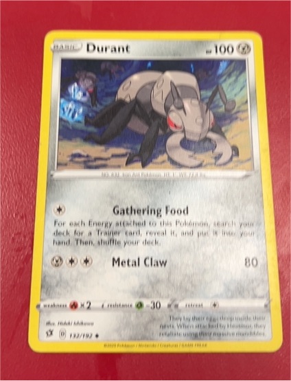 2020 Pokémon #132 Durant — front
