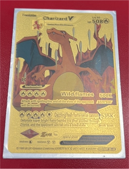 2021 Pokémon Charizard V #26-43 — front